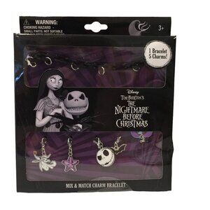 The Nightmare Before Christmas Mix & Match Charm Bracelet 5 Charms